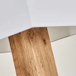 Lampadaire Ham Ecru, Noir, 1 Lumiere