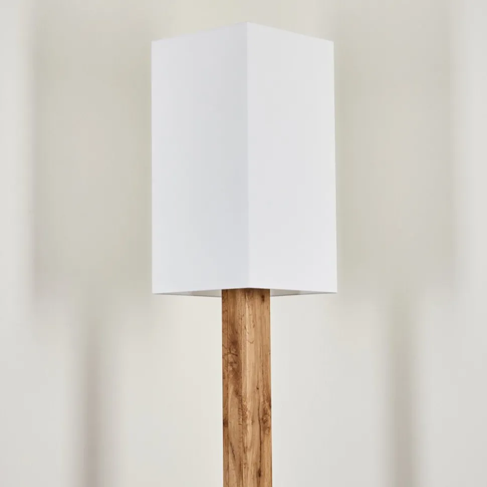 Lampadaire Ham Ecru, Noir, 1 Lumiere