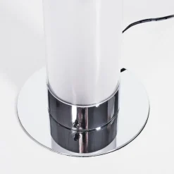 Lampadaire Hatara Led Chrome, 1 Lumiere, Telecommandes, Changeur De Couleurs