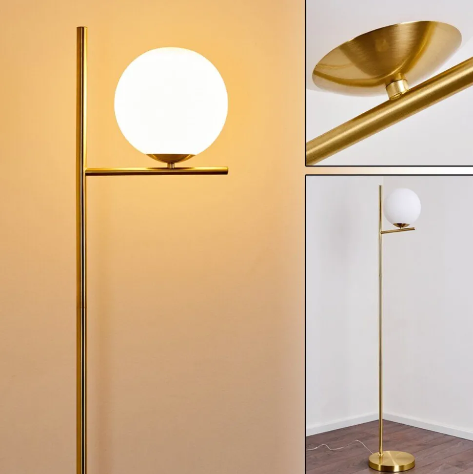 Lampadaire Hogatza Laiton, 1 Lumiere