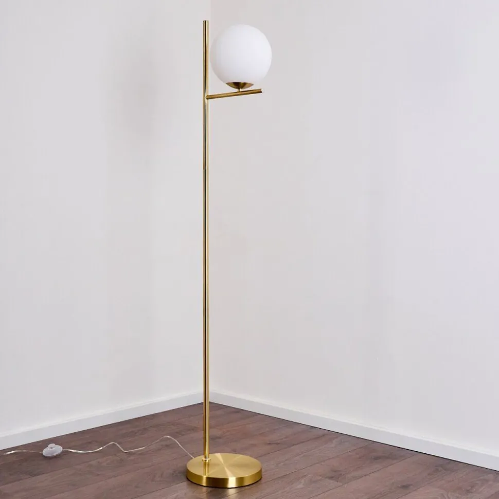 Lampadaire Hogatza Laiton, 1 Lumiere