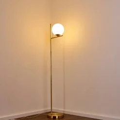 Lampadaire Hogatza Laiton, 1 Lumiere