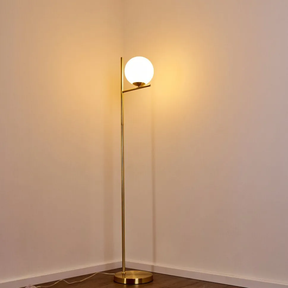 Lampadaire Hogatza Laiton, 1 Lumiere