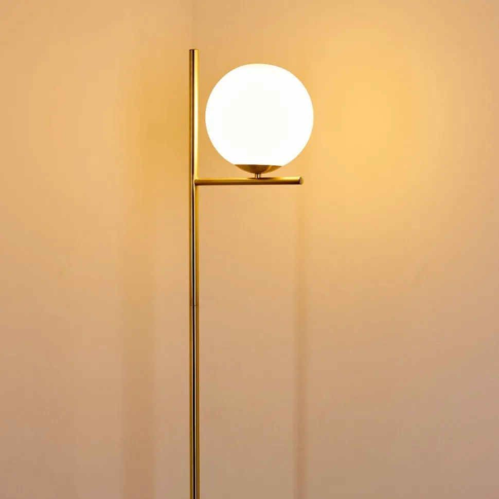 Lampadaire Hogatza Laiton, 1 Lumiere