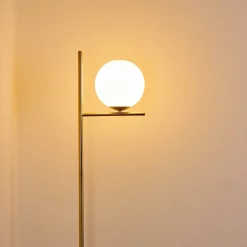 Lampadaire Hogatza Laiton, 1 Lumiere