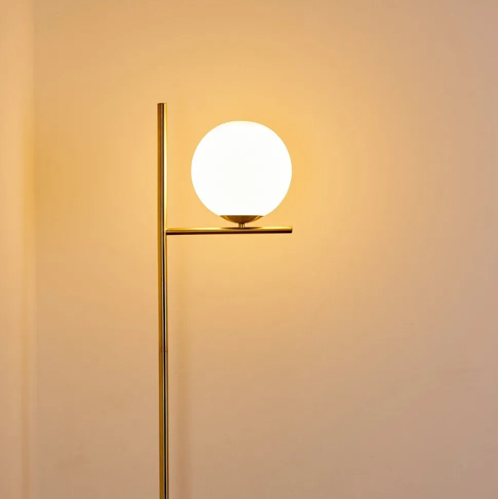 Lampadaire Hogatza Laiton, 1 Lumiere