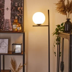Lampadaire Hogatza Noir, 1 Lumiere