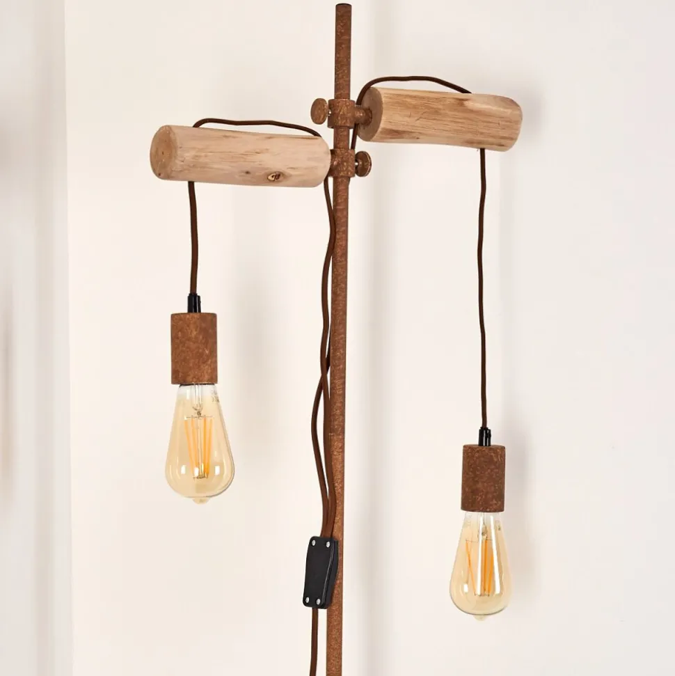Lampadaire Honsnap Brun, 2 Lumieres