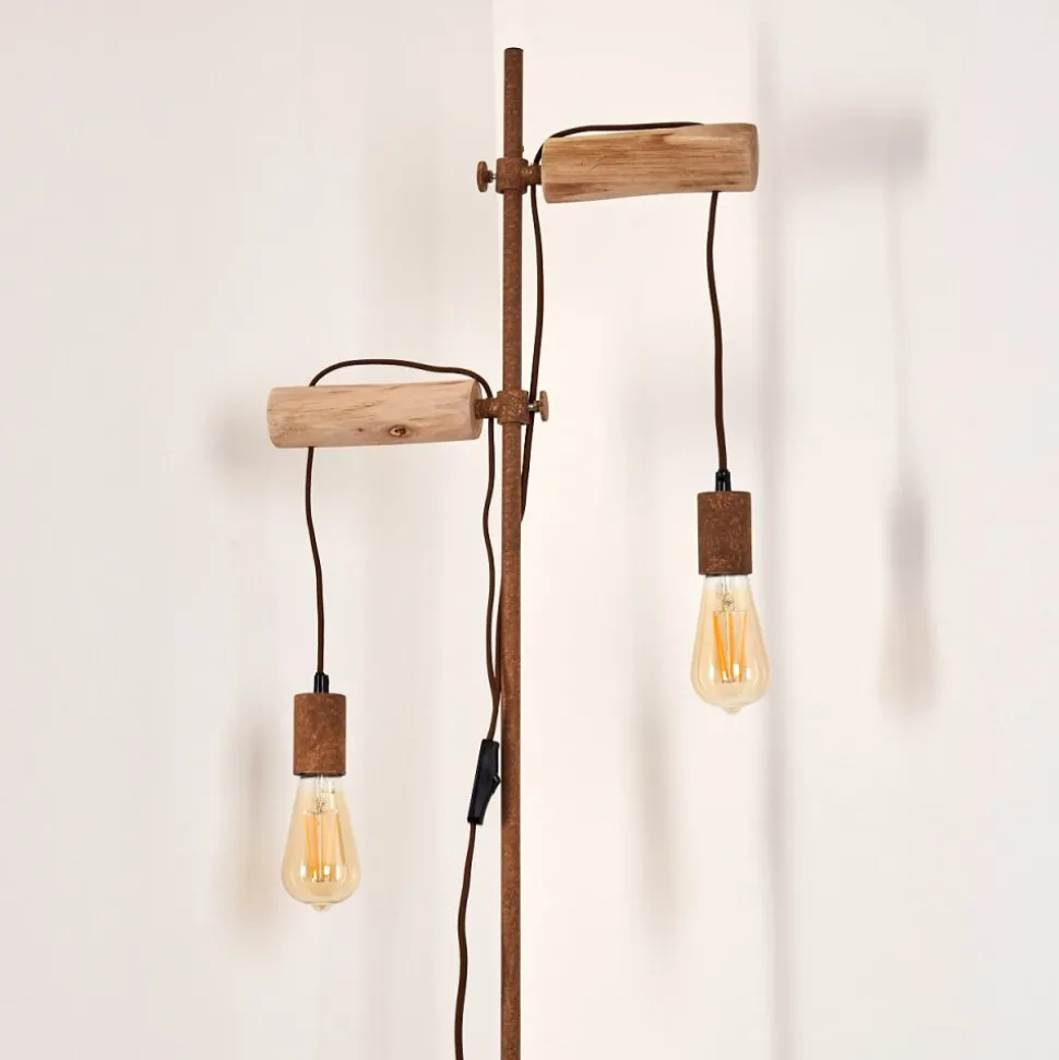 Lampadaire Honsnap Brun, 2 Lumieres