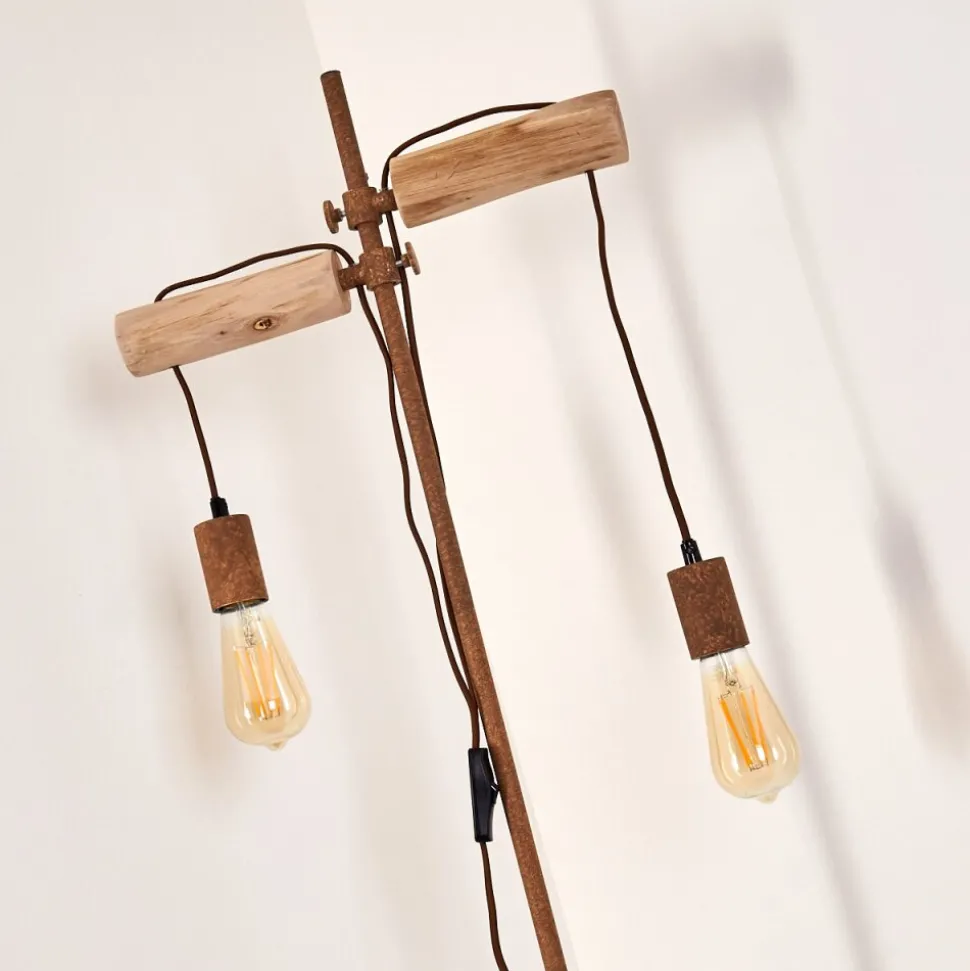 Lampadaire Honsnap Brun, 2 Lumieres