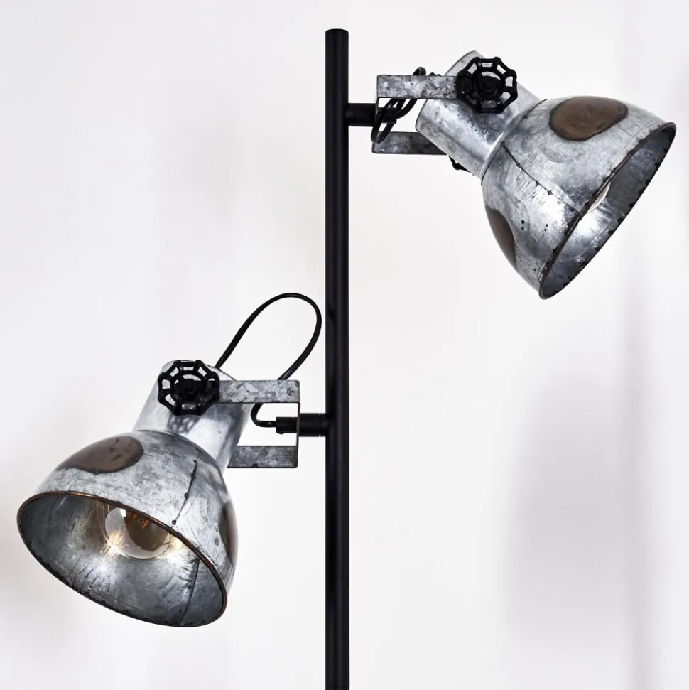 Lampadaire Hora Noir, 2 Lumieres