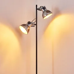Lampadaire Hora Noir, 2 Lumieres