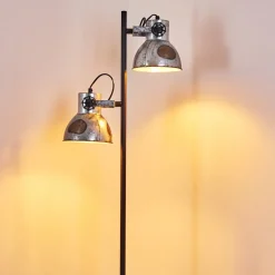 Lampadaire Hora Noir, 2 Lumieres