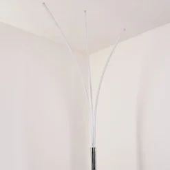 Lampadaire Horpmaal Led Chrome, 3 Lumieres