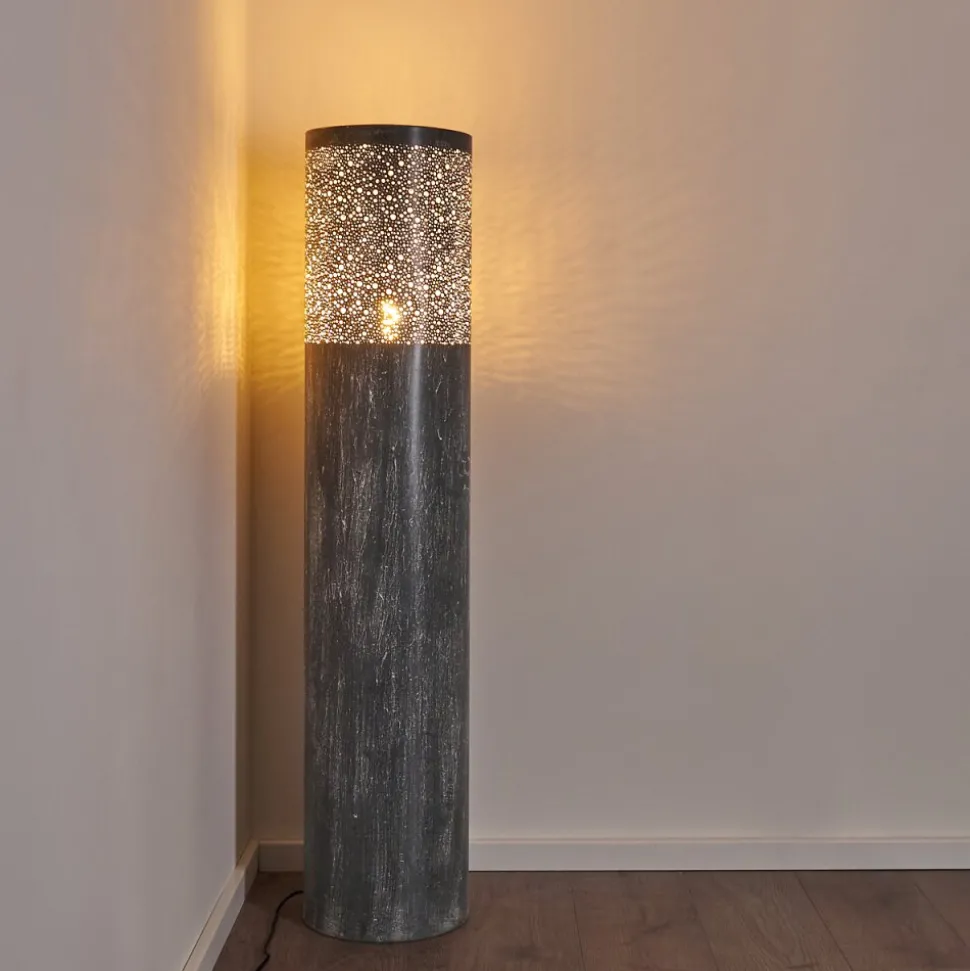 Lampadaire Indijk Bleu, Gris, 1 Lumiere