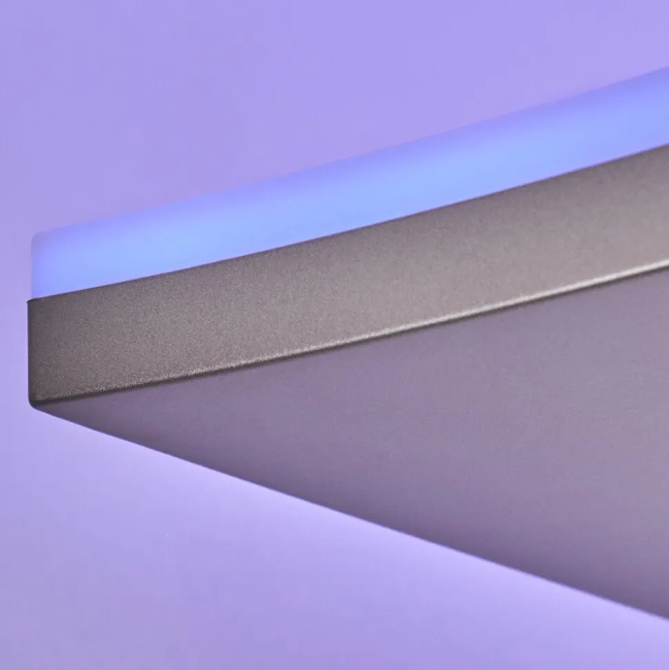 Lampadaire Jamilena Led Nickel Mat, 3 Lumieres, Telecommandes