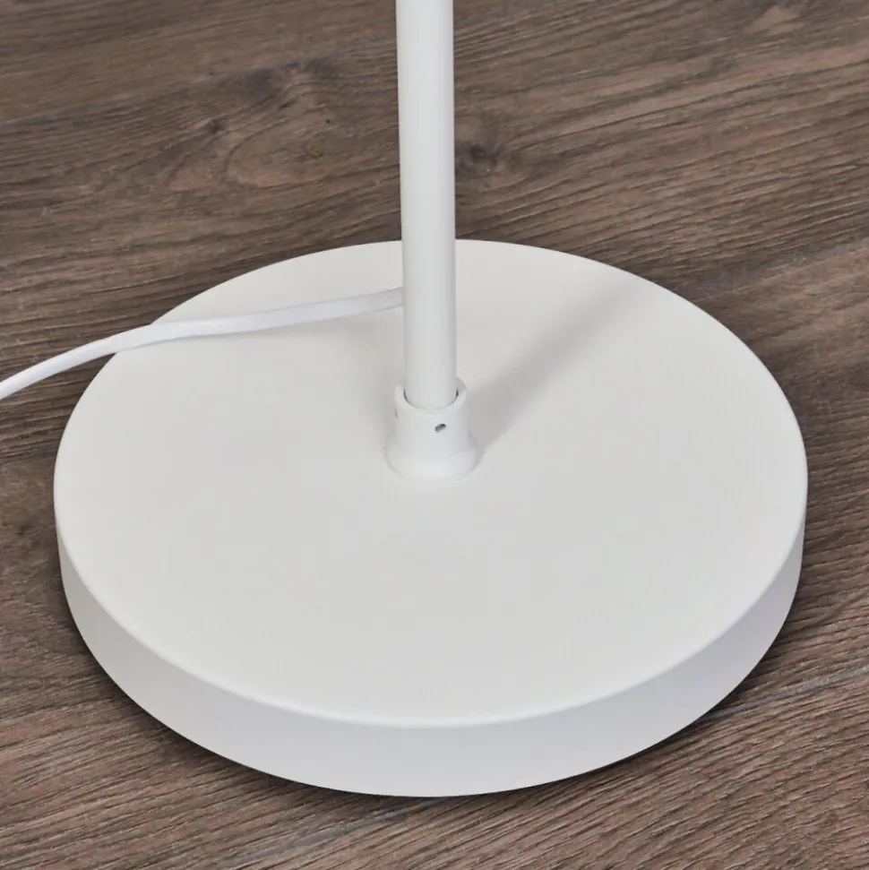 Lampadaire Javel Chrome, Blanc, 3 Lumieres