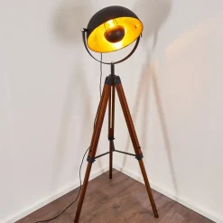 Lampadaire Jupiter Bois Fonce, 1 Lumiere