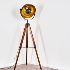 Lampadaire Jupiter Bois Fonce, 1 Lumiere