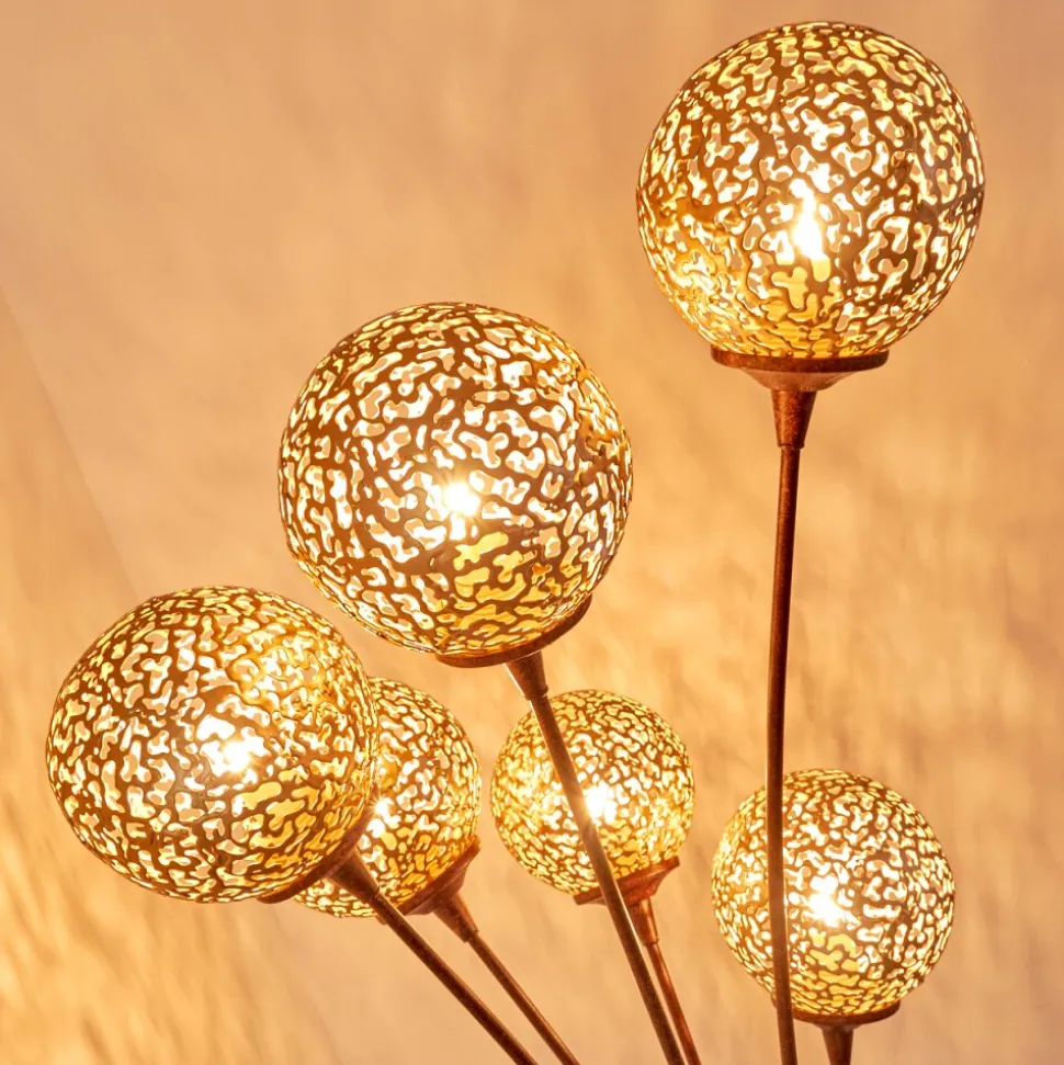 Lampadaire Kitee Brun, 6 Lumieres