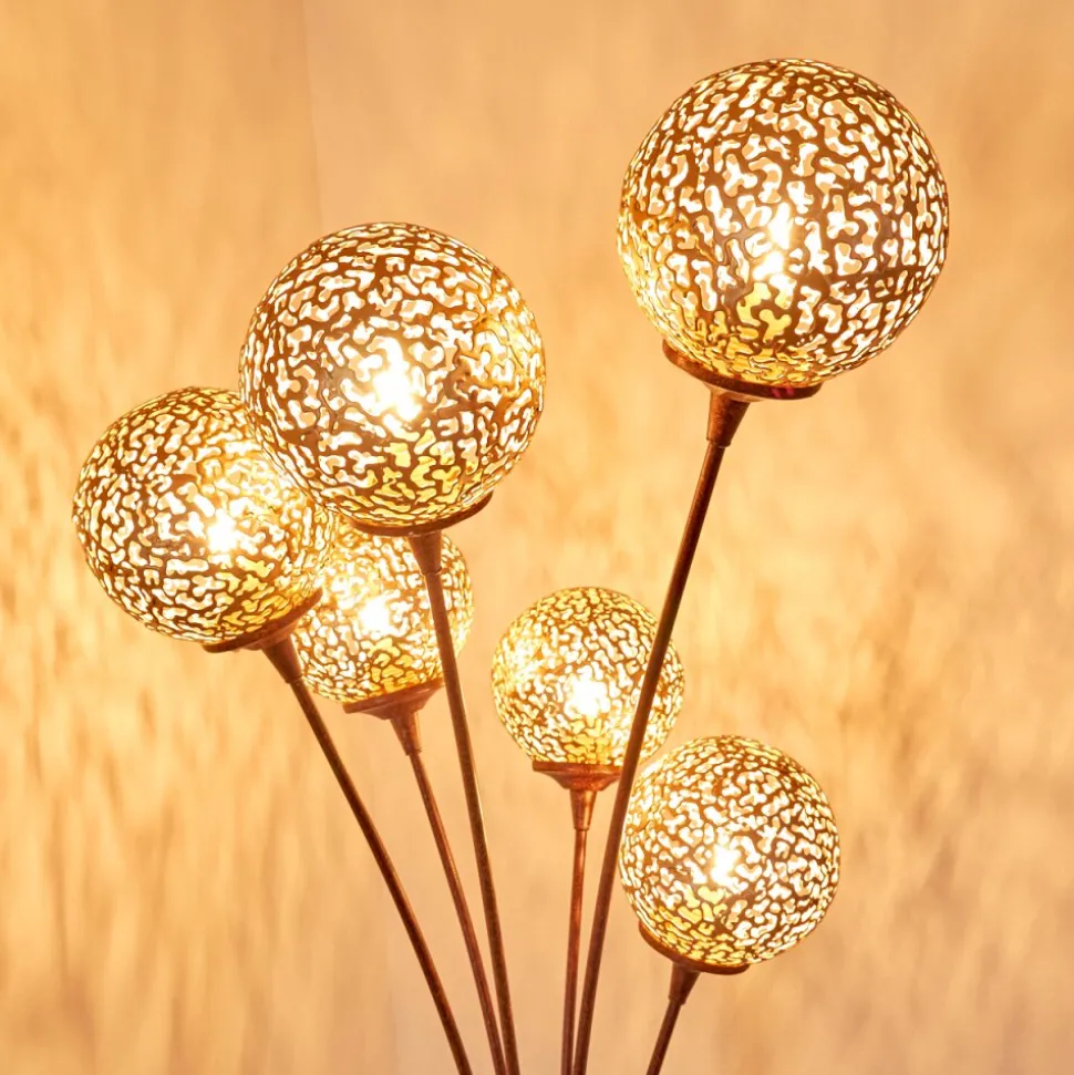 Lampadaire Kitee Brun, 6 Lumieres
