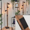 Lampadaire Kouk Ecru, Noir, 3 Lumieres