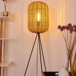 Lampadaire Krens Noir, 1 Lumiere