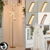 Lampadaire Lavaca Led Laiton, 2 Lumieres