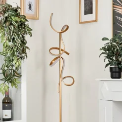 Lampadaire Lavaca Led Laiton, 2 Lumieres