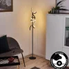 Lampadaire Lavaca Led Noir, 2 Lumieres