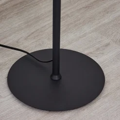 Lampadaire Lavaca Led Noir, 2 Lumieres