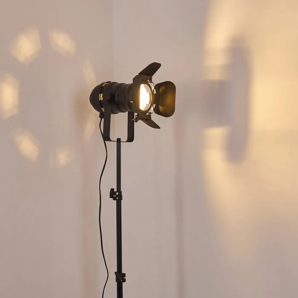 Lampadaire Lichinga Noir, 1 Lumiere