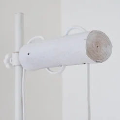 Lampadaire Lomas Blanc, 2 Lumieres