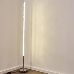 Lampadaire Lovrup Led Acier Inoxydable, 1 Lumiere