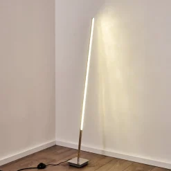 Lampadaire Lovrup Led Acier Inoxydable, 1 Lumiere