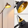 Lampadaire Luven Or, Noir, Noir Dore, 1 Lumiere