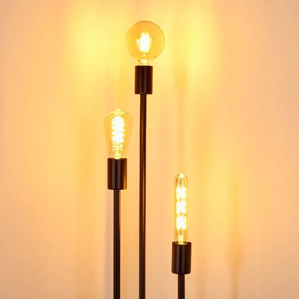 Lampadaire Maidford Noir, 3 Lumieres