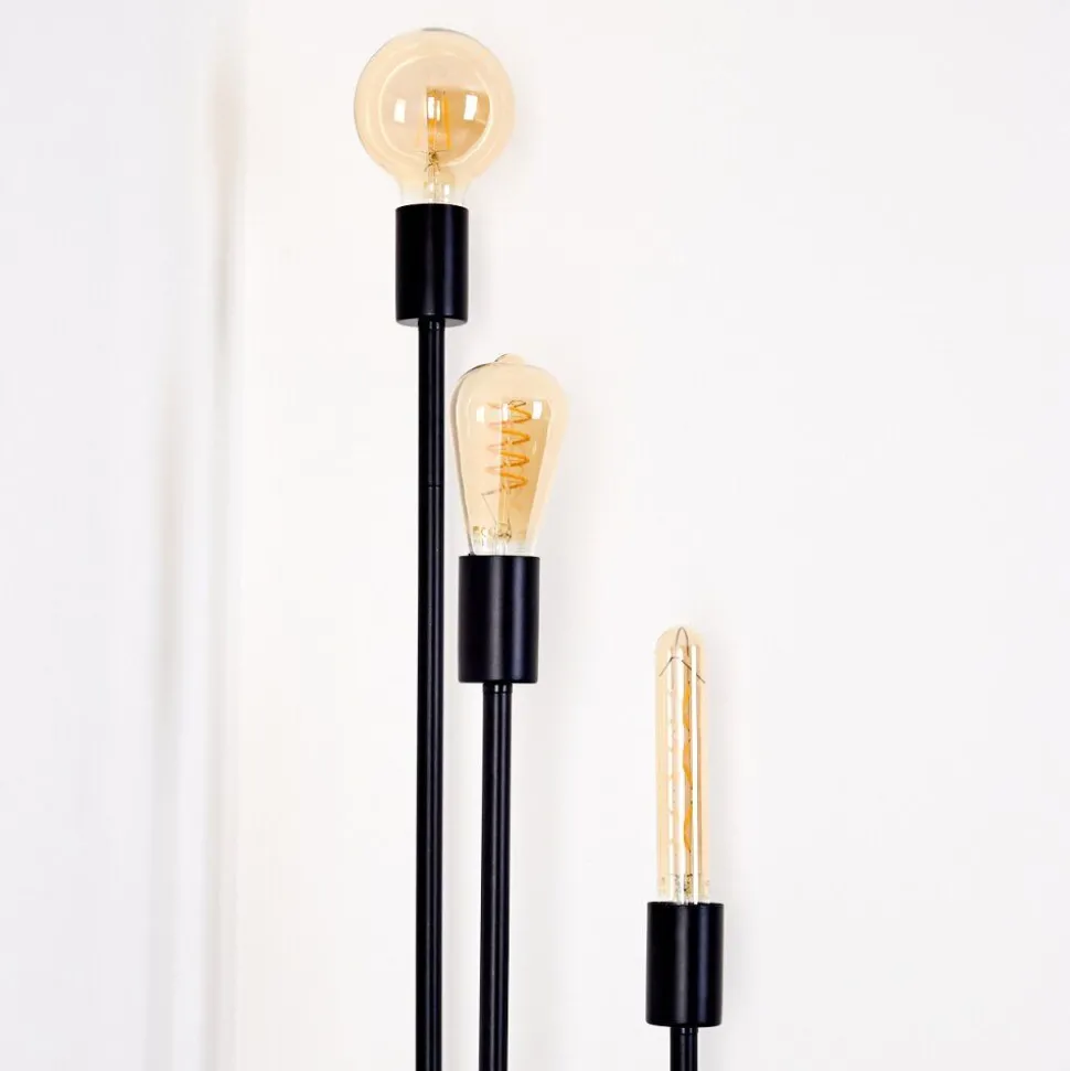 Lampadaire Maidford Noir, 3 Lumieres