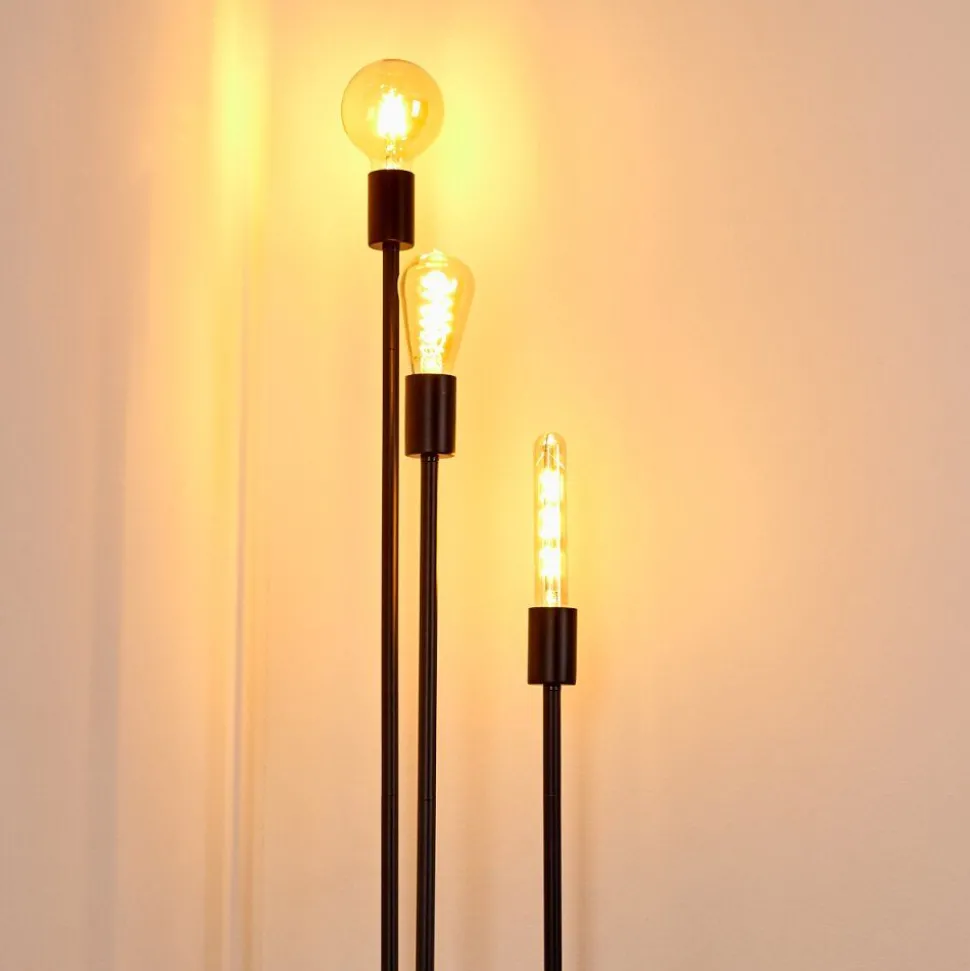 Lampadaire Maidford Noir, 3 Lumieres