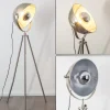 Lampadaire Maloy Chrome, Nickel Mat, 1 Lumiere