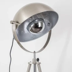 Lampadaire Maloy Chrome, Nickel Mat, 1 Lumiere