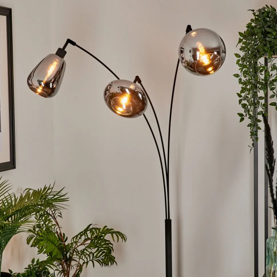 Lampadaire Maynal Noir, 3 Lumieres
