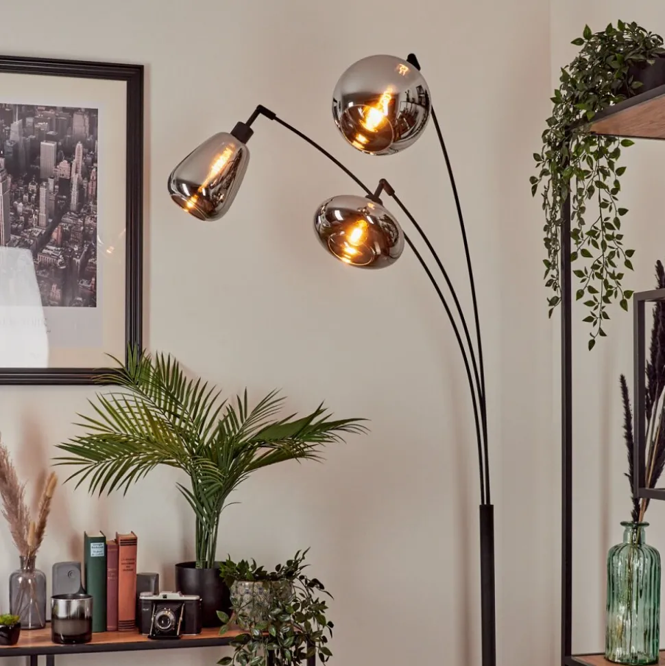 Lampadaire Maynal Noir, 3 Lumieres