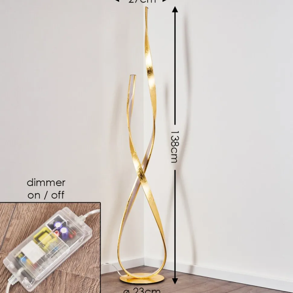 Lampadaire Medle Led Or, 1 Lumiere