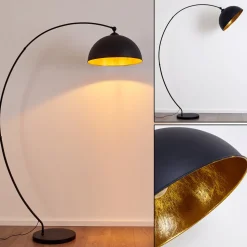 Lampadaire Miranda Noir, 1 Lumiere