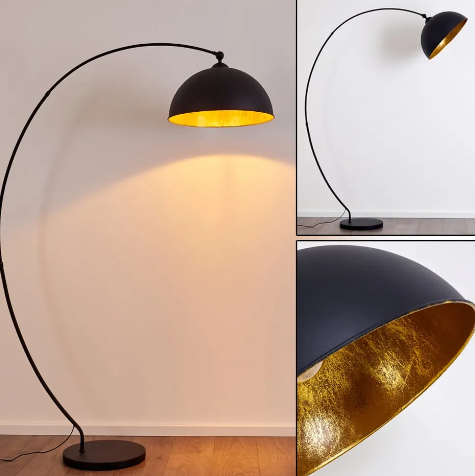 Lampadaire Miranda Noir, 1 Lumiere