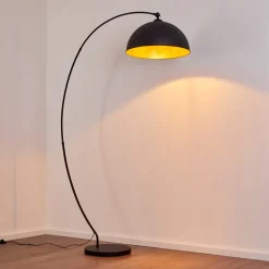 Lampadaire Miranda Noir, 1 Lumiere