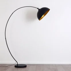 Lampadaire Miranda Noir, 1 Lumiere