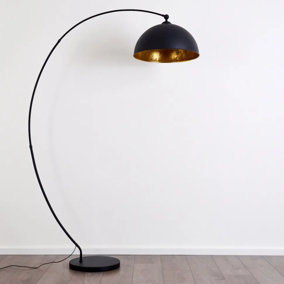 Lampadaire Miranda Noir, 1 Lumiere