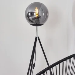 Lampadaire Murter Noir, 1 Lumiere